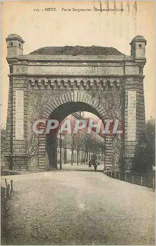 Cartes postales Metz Porte Serpenoise