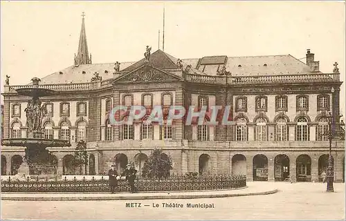 Ansichtskarte AK Metz Le Theatre Municipal