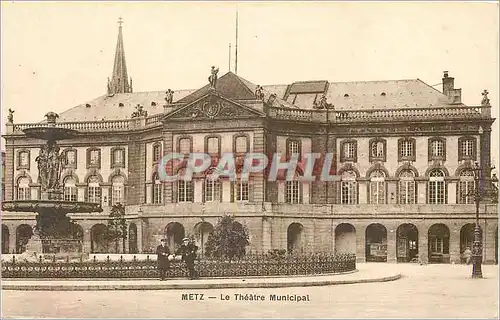 Cartes postales Metz Le Theatre Municipal