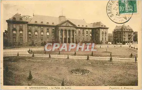 Ansichtskarte AK Sarreguemines Le Palais de Justice