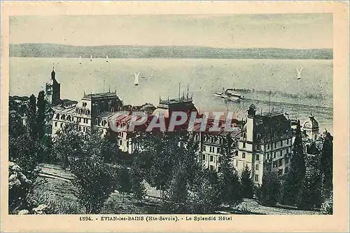 Cartes postales Evian les Bains Hte Savoie Le Splendid Hotel