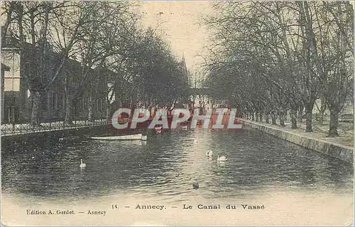 Ansichtskarte AK Annecy Le Canal du Vasse