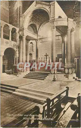 Ansichtskarte AK The High Altar amd Sanctuary Westminster Cathedral