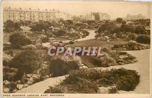 Moderne Karte Rock Gardens Looking East Southsea