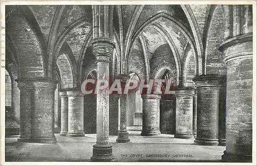 Moderne Karte The Crypt Canterbury Cathedral