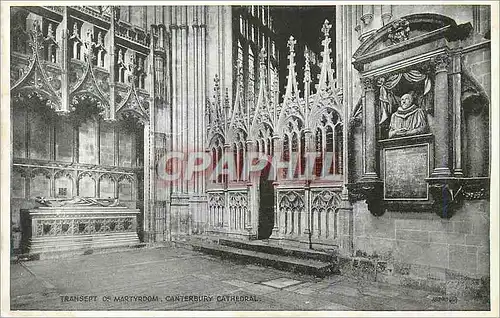 Moderne Karte Transept of Martyrdom Canterbury Cathedral