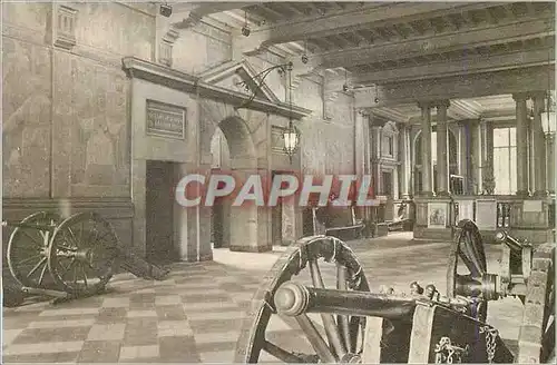 Cartes postales moderne Stadhuis s Hertogenbosch Bernedenvestibule met wandschilde ringen door Professor A Derkinderen e