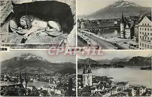 Moderne Karte Lucerne Lion