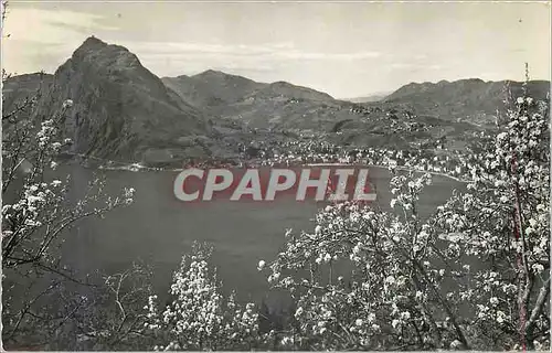 Cartes postales moderne Lugano e Monte S Salvatore