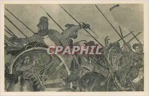 Cartes postales moderne Napoli Museo Nationale Mosaico Pompeiano La Battaglia di Alessandro