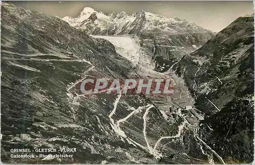 Cartes postales moderne Grimsel Gletsch Furka Galenstock