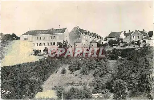 Moderne Karte Flavigny sur Ozerain (C d'Or) Vue Generale