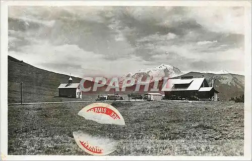 Cartes postales moderne Col des Aravis (Alt 1498 m) La Chapelle d'Aravis et le Mont Blanc