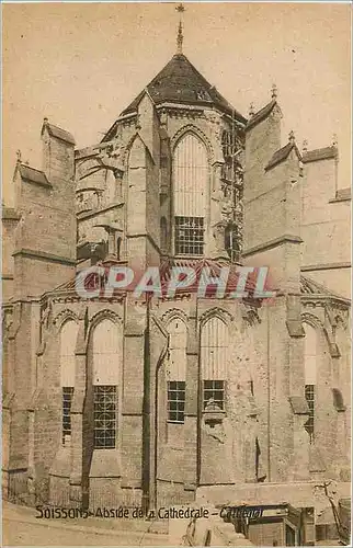 Cartes postales Soissons Abside de la Cathedrale