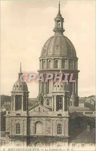 Cartes postales Boulogne sur Mer La Cathedrale