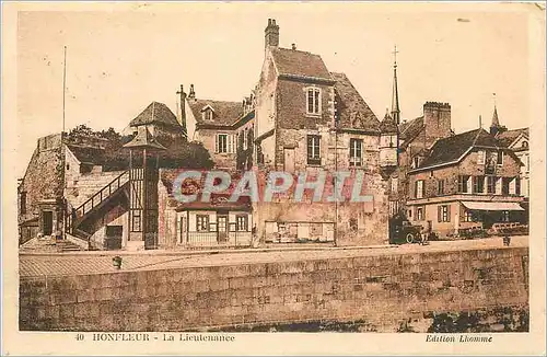 Cartes postales Honfleur La Lieutenanee
