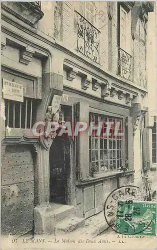 Cartes postales Le Mans La Maison des Deux Amis