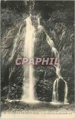Ansichtskarte AK Environs de Mont Dore La Cascade de Queureilh