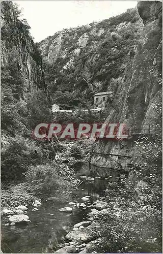 Moderne Karte Amelie les Bains (P O) Les Gorges du Mondony Au Fond le Belvedere