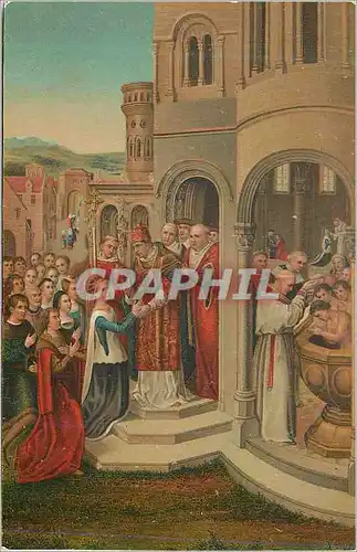 Cartes postales Grugge Die Ankunft in Rom Hans Memling