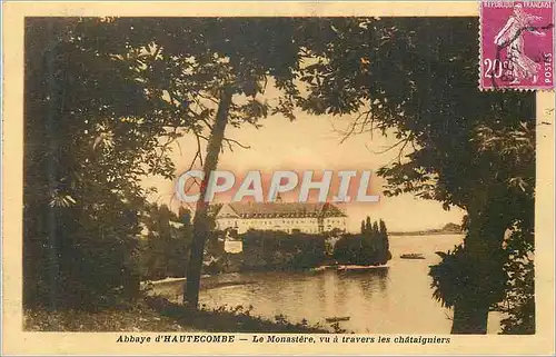 Ansichtskarte AK Abbaye d'Hautecombe Le Monastere vu a Travers les Chataigniers