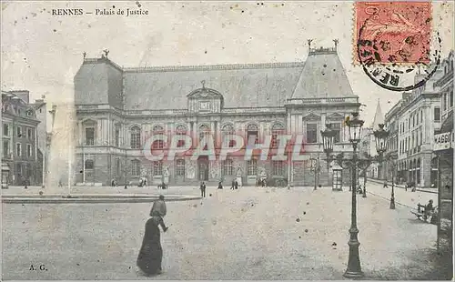 Cartes postales Rennes Palais de Justice