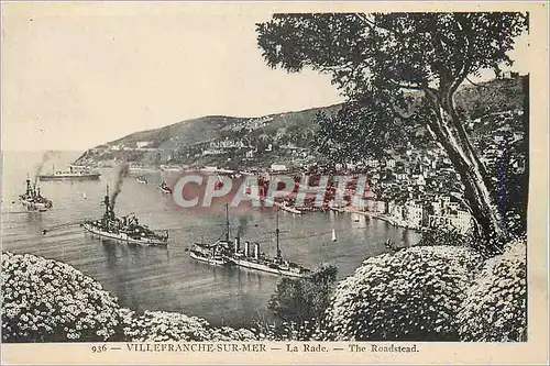 Cartes postales Villefranche sur mer La Rade Bateaux