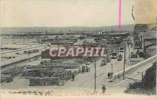 Ansichtskarte AK Marseille Vue Generale des bassins de la Joliette