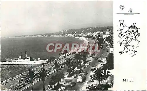 Cartes postales moderne Nice Promenade des Anglais