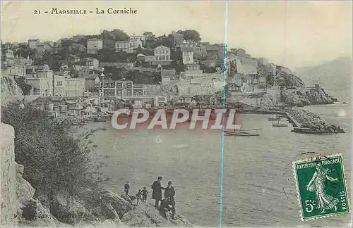 Cartes postales Marseille La Corniche