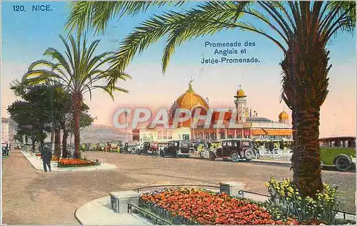 Cartes postales Nice Promenade des Anglais et Jetee Promenade