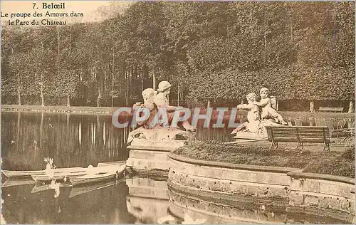 Cartes postales Beloeil Le Groupe des Amours dans le Parc du Chateau