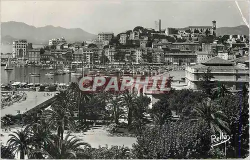 Moderne Karte Cannes La Cote d'Azur Le Casino Le Port Le Quai St Pierre