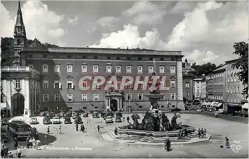 Cartes postales moderne Salzburg Hofbrunnen u Residenz