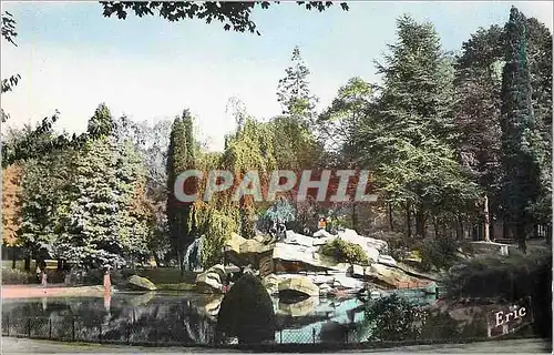 Cartes postales moderne Valenciennes (Nord) Le Jardin de la Rhonelle  le Lac et les Rochers