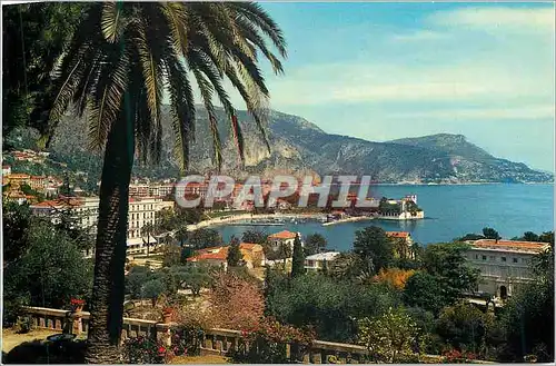 Cartes postales moderne Beaulieu sur Mer La Cote d'Azur La Baie et vue sur la Tete de Chien