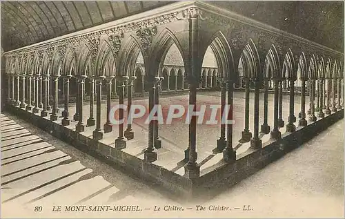 Cartes postales Le Mont Saint Michel Le Cloitre