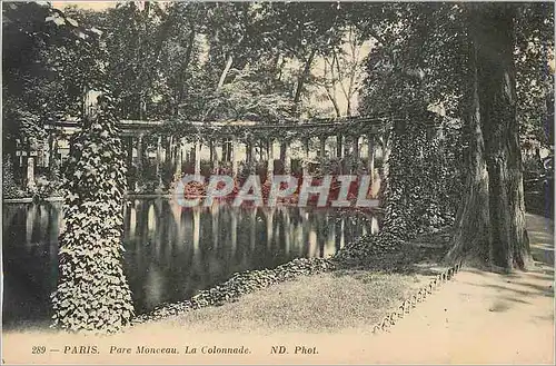 Ansichtskarte AK Paris Parc Monceau La Colonnade