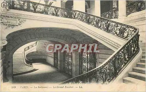 Ansichtskarte AK Paris La Sorbonne Le Grand Escalier