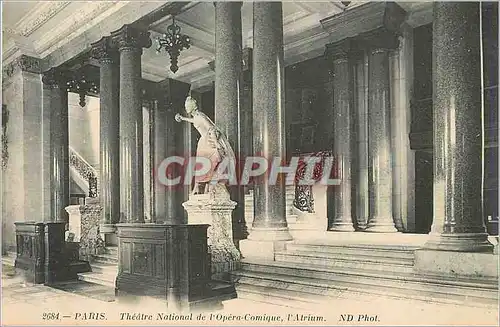 Cartes postales Paris Theatre National de l'Opera Comique L'Atrium