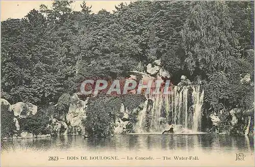 Ansichtskarte AK Bois de Boulogne La Cascade