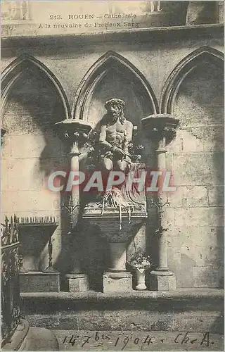 Cartes postales Rouen Cathedrale A la Neuvaine du Precieux Sang