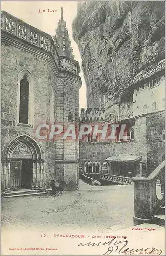 Cartes postales Rocamadour Le Lot Cour Interieure