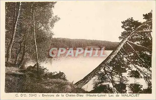 Cartes postales Environs de la Chaise Dieu (Haute Loire) Lac de Malaguet