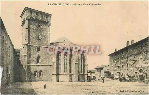 Cartes postales La Chaise Dieu Abbaye Tour Clementine