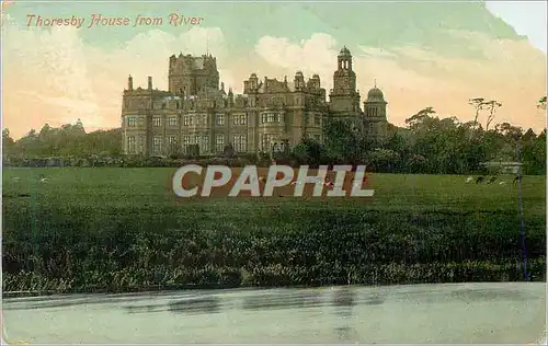 Cartes postales Thoresby House from River
