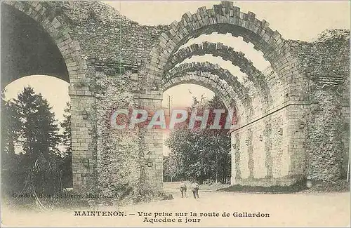 Ansichtskarte AK Maintenon Vue prise sur la Route de Gallardon Aqueduc a Jour