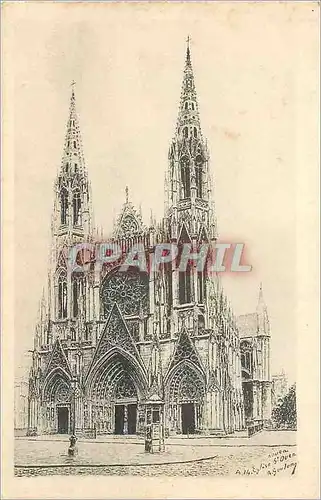 Cartes postales Eglise St Ouer Rouen