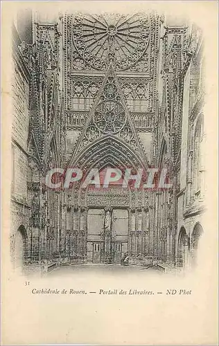 Ansichtskarte AK Cathedrale de Rouen Portail des Libraires