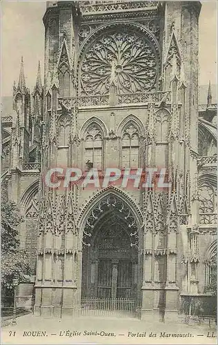 Ansichtskarte AK Rouen Eglise Saint Ouen Portail des Marmousels